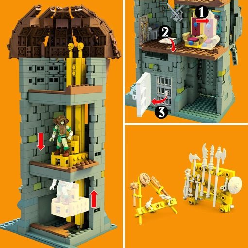 Mega Construx Masters of the Universe Castello di Grayskull - con 3508 pezzi - immagine 6