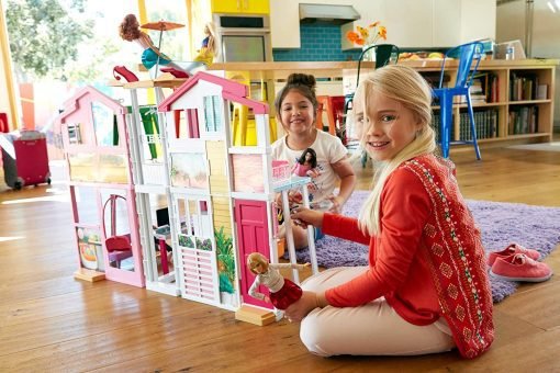 , Barbie la Casa di Malibu per Bambole con Accessori e Colori Vivaci, Giocattolo per Bambini