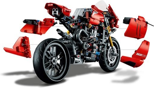 Posteriore del set LEGO Technic Ducati Panigale V4 R 42107