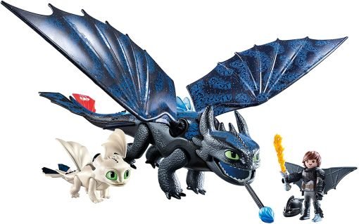 Playmobil Dragons Dragon Trainer Sdentato Hiccup Baby Dragon 70037 Playset completo