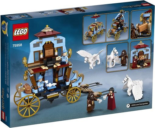 LEGO Harry Potter La Carrozza di Beauxbatons: arrivo a Hogwarts 75958 retro della confezione
