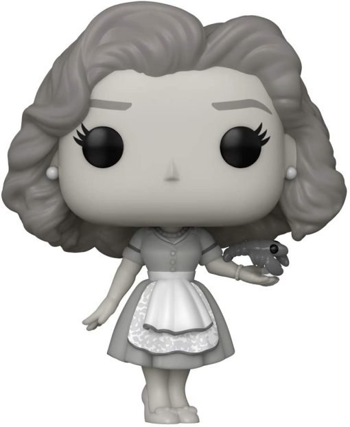 Funko POP! 52042 Marvel – Wandavision – Wanda 50's Immagine del booblehead in vinile di Wanda in Bianco e Nero in stile anni '50