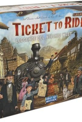 Asmodee - Ticket To Ride Legacy: Leggende del Vecchio West, Gioco da Tavolo, 2-5 Giocatori, 10+ Anni, Edizione in Italiano