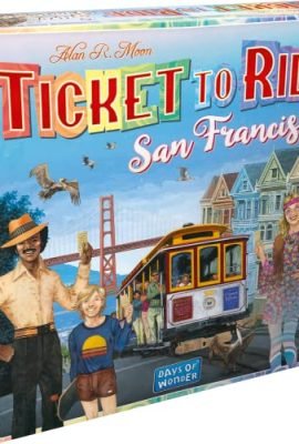 Asmodee - Ticket To Ride San Francisco, Gioco da Tavolo, 2-4 Giocatori, 8+ Anni, Edizione in Italiano