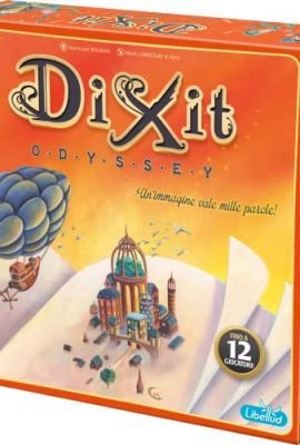 Asmodee: Dixit Odyssey, Gioco da Tavolo di Immaginazione e Fantasia, 3-12 Giocatori, 8+ Anni, Edizione in Italiano