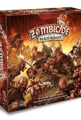 Asmodee Zombicide: Black Plague, Gioco da Tavolo Collaborativo, 1-6 Giocatori, 14+ Anni, Edizione in Italiano