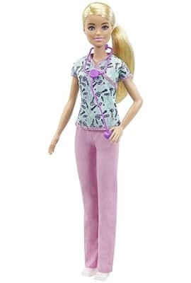 Barbie Playset con Bambola Infermiera e Tanti Accessori, Giocattolo per Bambini 3+Anni, GTW39