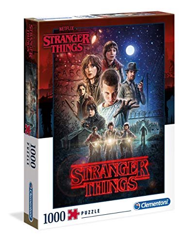 Clementoni 1-1000 teile Stranger Things Puzzle, Multicolore, 1000 pezzi verticale, 39542