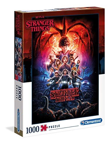 Clementoni 2-1000 teile Stranger Things Puzzle, Multicolore, 1000 pezzi, 39543