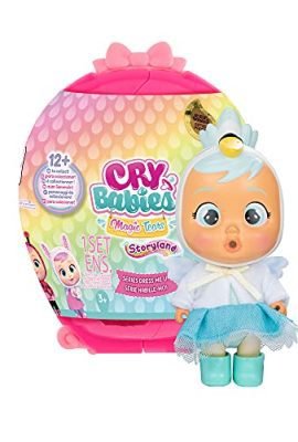 CRY BABIES MAGIC TEARS Storyland Dress Me Up, Mini Bambola Sorpresa che Piange Lacrime Vere con Vestiti Intercambiabili - Regalo Ottimo per Bambini +3 Anni