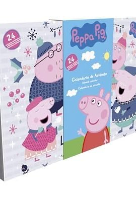 CYP Brands Peppa Pig, Calendario dell'Avvento, Natale, Calendari, Sorprese, Multicolore, Prodotto Ufficiale