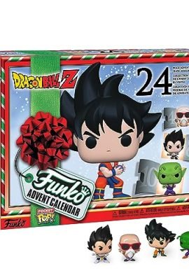 Funko Advent Calendar: Dragon Ball Z - Goku - 24 Giorni di Sorprese - Mini Figura in Vinile da Colleziones - Mystery Box - Idea Regalo - di Natale per Ragazze, Ragazzi e Bambini - Christmas Countdown