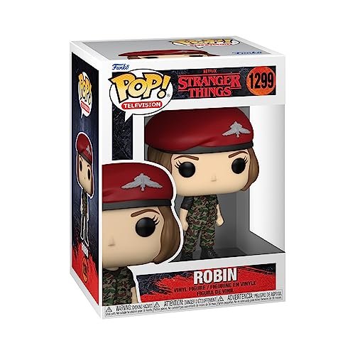 Funko Pop! TV: Stranger Things - Robin - Figura in Vinile da Collezione - Idea Regalo - Merchandising Ufficiale - Giocattoli per Bambini e Adulti - TV Fans - Figura per i Collezionisti