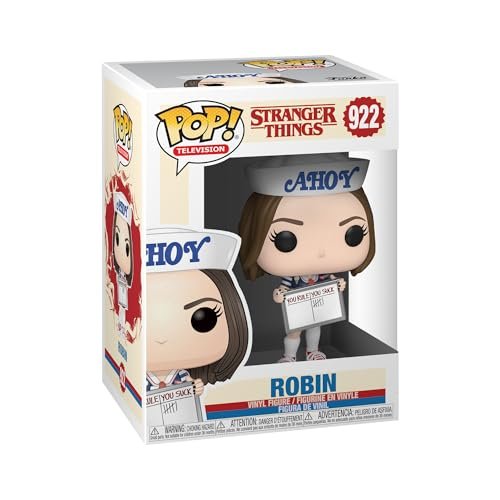 Funko Pop! TV: Stranger Things-Robin - Figura in Vinile da Collezione - Idea Regalo - Merchandising Ufficiale - Giocattoli per Bambini e Adulti - TV Fans - Figura da Collezione e da Esposizione