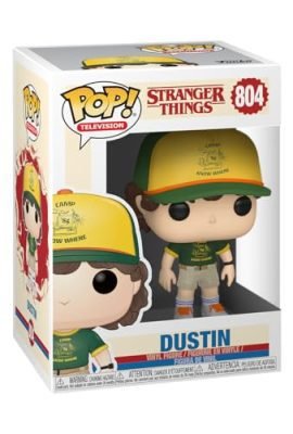 Funko Pop! Vinyl: Television: Stranger Things: Dustin Henderson - (At Camp) - AKA Senzadenti - Figura in Vinile da Collezione - Idea Regalo - Merchandising Ufficiale - TV Fans