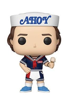 Funko Pop! Vinyl: Television: Stranger Things: Steve Harrington with Hat And Ice Cream - Figura in Vinile da Collezione - Idea Regalo - Merchandising Ufficiale - Giocattoli per Bambini e Adulti