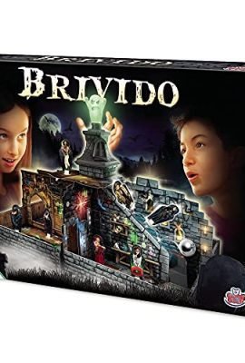 Grandi Giochi, BRIVIDO Gioco da Tavolo 6 giocatori con Personaggi e Fantasma Che Si Illumina al Buio, GHT01000, 8056379122210