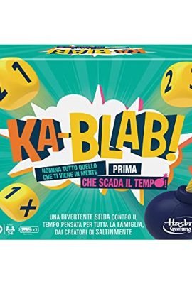 Hasbro Gaming Ka Blab Gioco Di Società Per Famiglie E Bambini, ‎Multicolore, for ages 10+