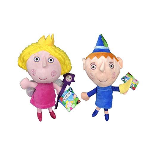 Il Piccolo Regno di Ben e Holly - Peluches Ben & Holly qualità Super Morbida (20cm, Confezione Ben & Holly)