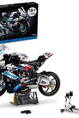 LEGO 42130 Technic BMW M 1000 RR, Moto da Costruire, Kit Modellismo per Adulti, Motocicletta da Collezione, Modellino Replica Superbike con Dettagli Originali, Idea Regalo per Uomo o Donna