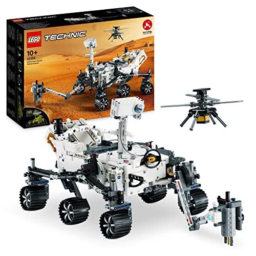 LEGO 42158 Technic NASA Mars Rover Perseverance, Set Spaziale con Esperienza App AR, Idea Regalo di Natale per Bambini e Bambine dai 10 Anni in su, Modellino da Costruire di Gioco Scientifico