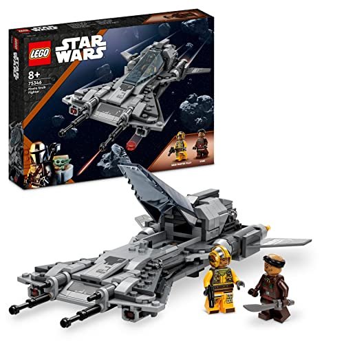 LEGO 75346 Star Wars Pirata Snub Fighter, Modellino da Costruire di Starfighter Giocattolo, Giochi per Bambini con Minifigure di Pilota e Vane, Idea Regalo da Collezione da The Mandalorian Stagione 3