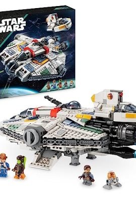 LEGO 75357 Star Wars Ghost e Phantom II, Set con 2 Veicoli di Ahsoka, Astronavi Giocattolo da Costruire in Mattoncini con 5 Personaggi, Inclusi Jacen Syndulla e una Figura di Droide Chopper
