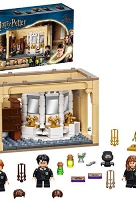 LEGO 76386 Harry Potter Hogwarts: Errore Della Pozione Polisucco, Castello Giocattolo Con Minifigure D'Oro Del 20° Anniversario