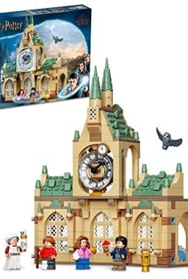 LEGO 76398 Harry Potter Ala dell’infermeria di Hogwarts, Modular Building Set da Collegare al Castello Giocattolo, con Torre dell'Orologio e Minifigure di Ron Weasley, Hermione Granger e Madame Chips