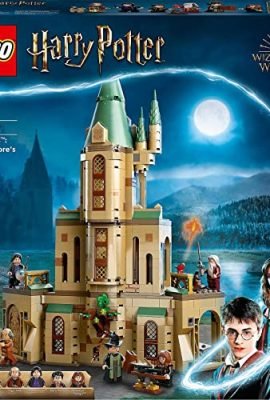 LEGO 76402 Harry Potter Hogwarts: Ufficio di Silente, Set Modulare da Collegare al Castello Giocattolo con 6 Minifigure, Cappello Parlante e Spada di Grifondoro, Giochi per Bambini e Bambine da 8 Anni