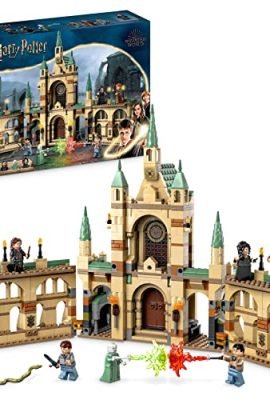 LEGO 76415 Harry Potter La battaglia di Hogwarts, Castello Giocattolo con Minifigure di Molly Weasley, Bellatrix Lestrange, Voldemort e la Spada di Grifondoro, Set I Doni della Morte - Parte 2