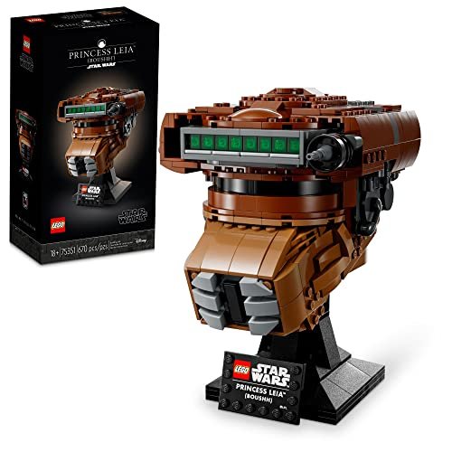 LEGO Star Wars Principessa Leia (Boushh) Set di casco per adulti 75351 (670 pezzi)