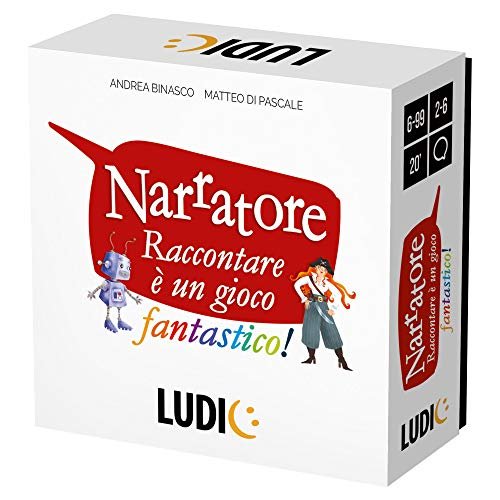 Ludic Narratore Raccontare È Un Gioco Fantastico It27422 Gioco Di Società Per La Famiglia Per 2-6 Giocatori Made In Italy
