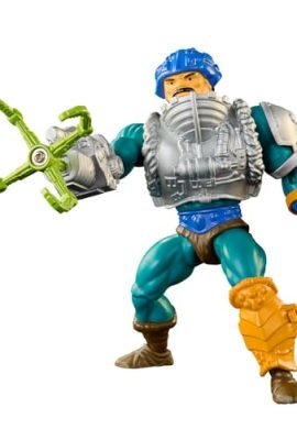 Masters of the Universe Origins Toy, Rise of Snake Men Man-at-Arms Snake Claw, Collectible Motu Figure with Accessory and Mini Comic