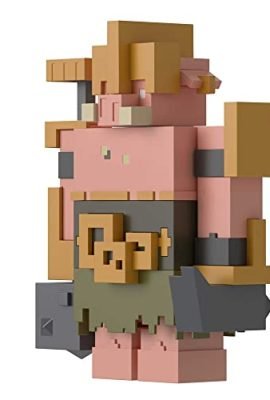Minecraft - Personaggio Guardiano del Portale, con mossa di attacco e accessorio, Action figure da collezione Minecraft Legends alta più di 8 cm, giocattolo per bambini, 6+ anni, GYR77