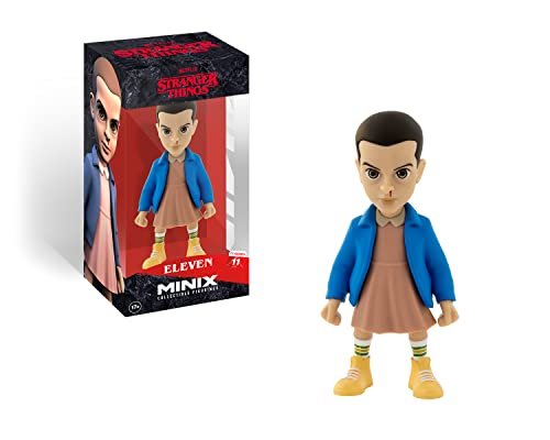 Minix - Stranger things ELEVEN Undici 11 Con SANGUE AL NASO Figura Statuetta Serie MINIX Tv 11 - Altezza 11cm - Multicolore