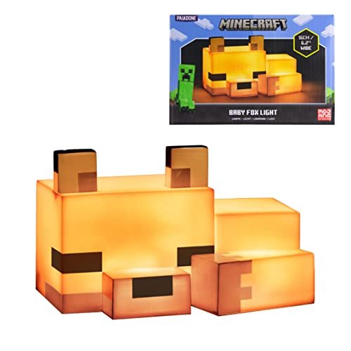 Paladone MINECRAFT - Renard - Lampe 20cm, PP9472MCF
