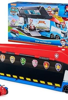 Paw Patrol | Paw Patroller Deluxe | Veicolo Trasformabile 2 lanciatori, Personaggio di Ryder e Quad | Giochi Bambini dai 3 Anni in su