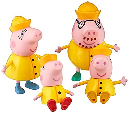 Peppa Pig - Personaggi della famiglia per bambini dai 3 anni in poi, F2193, multicolore, confezione da 4