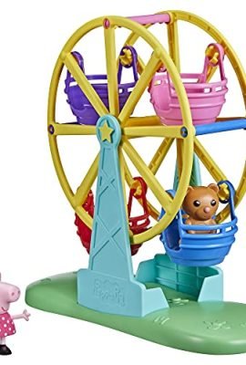 Peppa Pig Peppa's Adventures - Set da gioco divertente sulla ruota panoramica, giocattolo prescolare con figura accessorio per bambini dai 3 anni in su