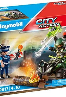 Playmobil City Action 70817 Starter Pack Polizia, Artificieri in Azione, dai 4 Anni