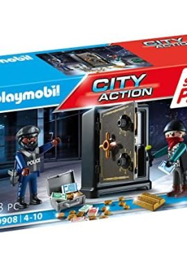 Playmobil City Action 70908 Starter Pack Ladro e Cassaforte, Giocattoli per Bambini dai 4 Anni