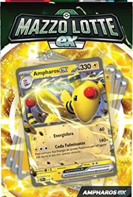Pokémon - Mazzo Lotte ex Ampharos-ex del GCC (mazzo di 60 carte pronto all'uso), edizione in italiano