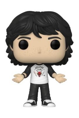 POP [Stranger Things - Mike Wheeler [Stagione 4] Funko - Figura in vinile (con custodia protettiva compatibile), multicolore, 9,5 cm