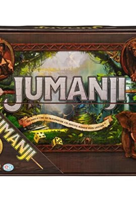 Spin Master Games EDITRICE Giochi - Jumanji - Jumanji Classico - Gioco da Tavolo in Legno - Gioco in Scatola d'avventura, per Adulti e Bambini - Board Game da 2 a 4 Giocatori - per sfide in Famiglia