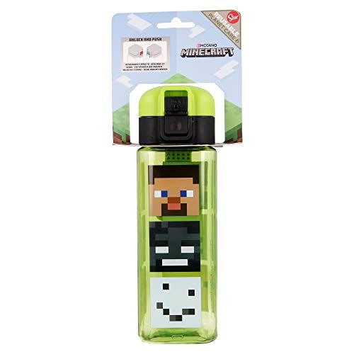 Stor Scuola BOTTIGLIA ROBOT CON CHIUSURA MINECRAFT DA 550 ML Plastica