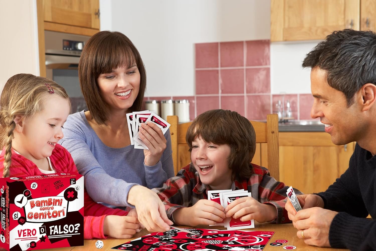 Gioco Da Tavolo KANGUR Vero O Falso - Bambini Contro Genitori, Quiz Educativo Per Famiglie, Da 8 Anni In Su