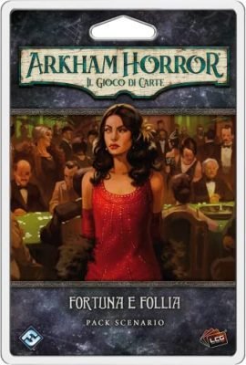 Asmodee - Arkham Horror Il Gioco di Carte: Fortuna e Follia - Espansione Gioco di Carte, Edizione in Italiano