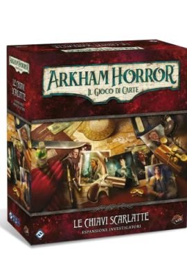 Asmodee - Arkham Horror, Il Gioco di Carte: Le Chiavi Scarlatte, Espansione Investigatori, Edizione in Italiano, AHC69it