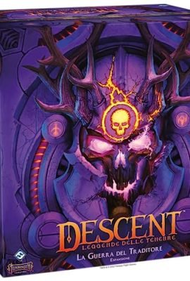 Asmodee - Descent, Leggende delle Tenebre: La Guerra del Traditore - Espansione Gioco da Tavolo, 1-4 Giocatori, 14+ Anni, Edizione in Italiano